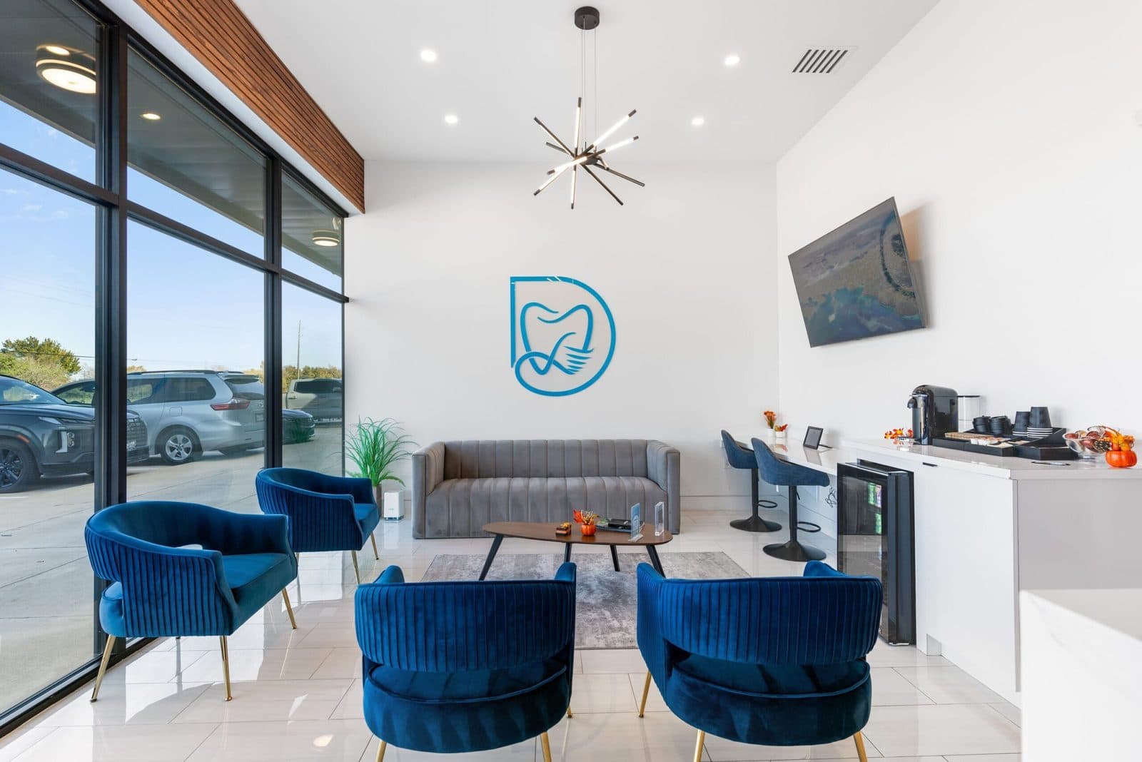 Reception and waiting lounge
